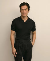Lightweight Luxe All-Season Sweater, Johnny Collar