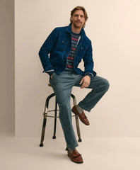 Medium Wale Corduroy Indigo Trucker Jacket