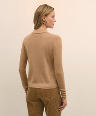 Mercerized Cotton Polo Cardigan