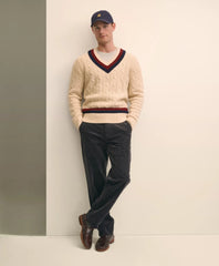 Merino Wool Archive Tennis Sweater