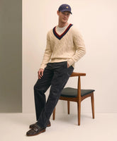Merino Wool Archive Tennis Sweater