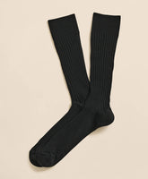 Merino Wool Blend Ribbed Socks