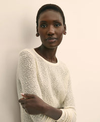 Merino Wool Lace Sweater