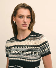 Merino Wool Pointelle Sweater Shell
