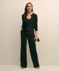 Crepe Tuxedo Pants