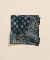 Ornate Motif Silk Pocket Square