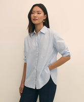 Oversized Cotton Pinstripe Shirt