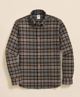 Portuguese Flannel Polo Button Down Collar, Plaid Shirt