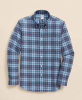 Portuguese Flannel Polo Button Down Collar, Plaid Shirt