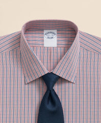 Pure Supima® Cotton Regular-Finish Ainsley Collar, Ground Check Dress Shirt