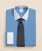 Pure Supima® Cotton Regular-Finish Ainsley Collar, Ground Stripe Dress Shirt