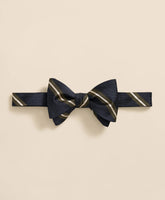 Rep Stripe Silk Bow Tie