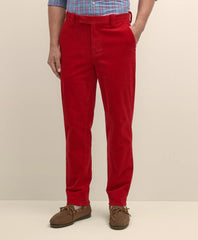 Slim Fit Cotton Wide-Wale Corduroy Pants