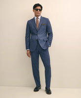 Slim Fit Wool Checked 1818 Suit