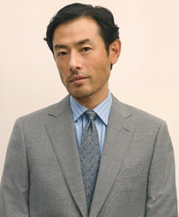 Slim Fit Wool Mini Houndstooth 1818 Suit