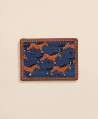 Smathers & Branson Needlepoint Horse Card Case