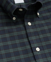 Stretch Non-Iron Oxford Button-Down Collar, Black Watch Shirt