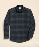 Stretch Non-Iron Oxford Button-Down Collar, Black Watch Shirt