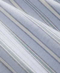 Stretch Non-Iron Oxford Button-Down Collar, Outline Stripe Sport Shirt