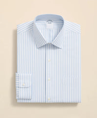 Stretch Supima® Cotton Non-Iron Ainsley Collar, Stripe Dress Shirt