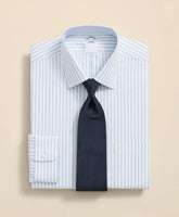 Stretch Supima® Cotton Non-Iron Ainsley Collar, Stripe Dress Shirt
