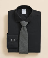Stretch Supima® Cotton Non-Iron English Spread Collar, Herringbone Dress Shirt