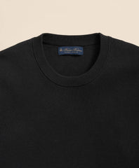 Supima® Cotton Pique Crewneck Sweater
