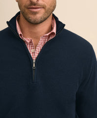 Supima® Cotton Pique Quarter-Zip Sweater