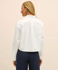 The Cropped Button-Down Shirt