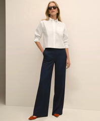 The Cropped Button-Down Shirt