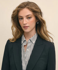 The Essentials Single-Breasted Peak Lapel in Wool Blend