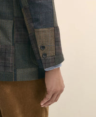 The No. 1 Sack Sport Coat in Patchwork Wool