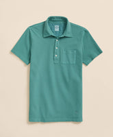 The Vintage Short-Sleeve Garment Dyed Polo Shirt