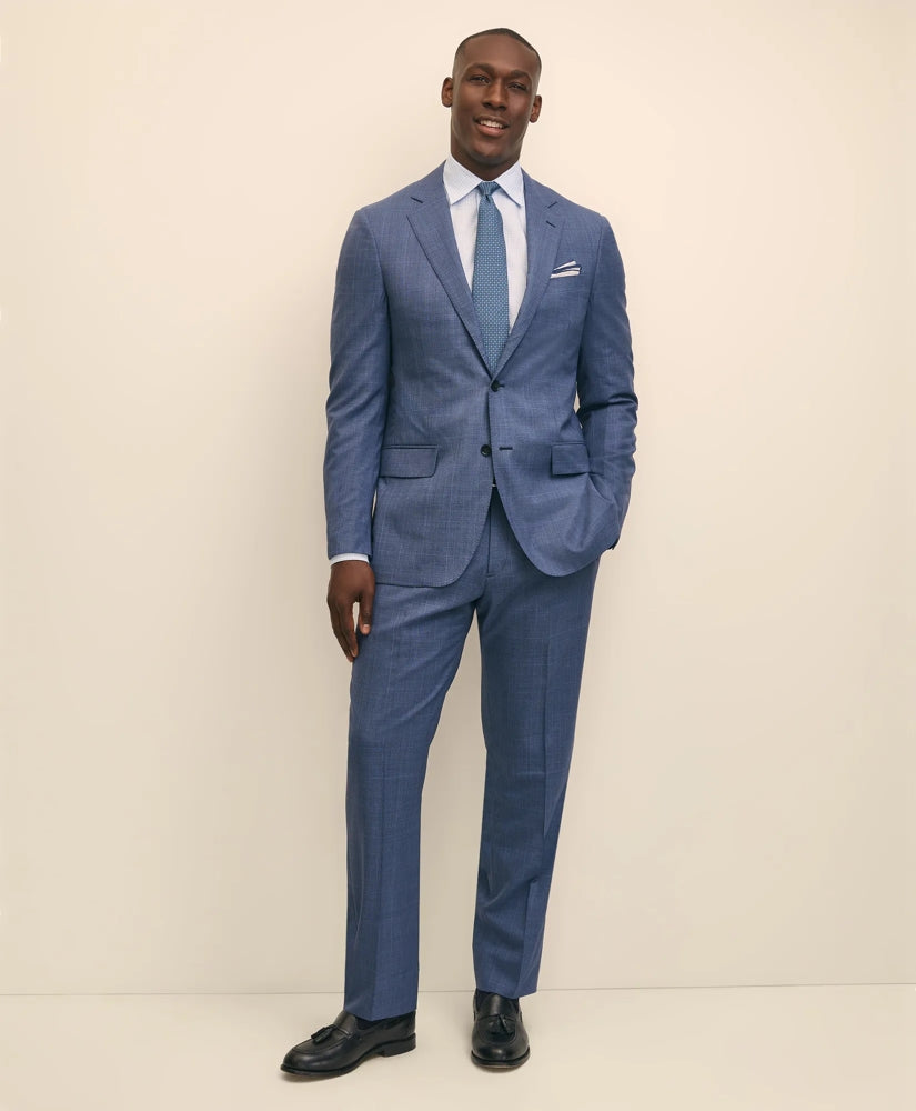 Traditional Fit Wool Check 1818 Suit