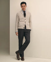 Traditional Fit Wool Flannel Dress Pants