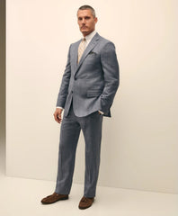Traditional Fit Wool Overcheck 1818 Suit
