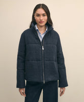 Tweed Short Puffer Jacket