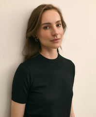 Ultimate Merino Wool Short-Sleeve Sweater Shell