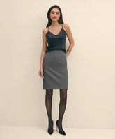 V-Neck Camisole in Washable Silk Charmeuse