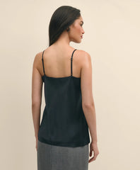 V-Neck Camisole in Washable Silk Charmeuse