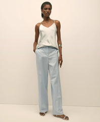V-Neck Camisole in Washable Silk Charmeuse