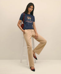 Women's Lunar New Year 100% Cotton Graphic T-Shirt