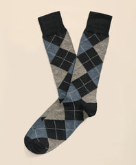 Wool Blend Argyle Socks