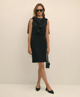 Belted Boucle Sheath