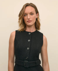 Belted Boucle Sheath