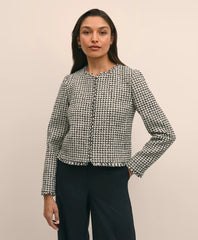 Boucle Zip-Front Jacket