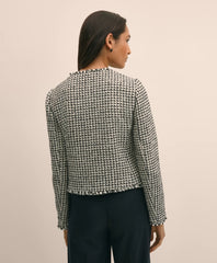 Boucle Zip-Front Jacket