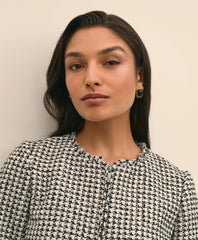 Boucle Zip-Front Jacket