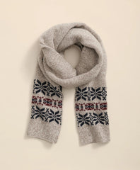 Wool-Cashmere Archive Jacquard Scarf