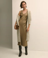 Wool-Cashmere Long Cardigan